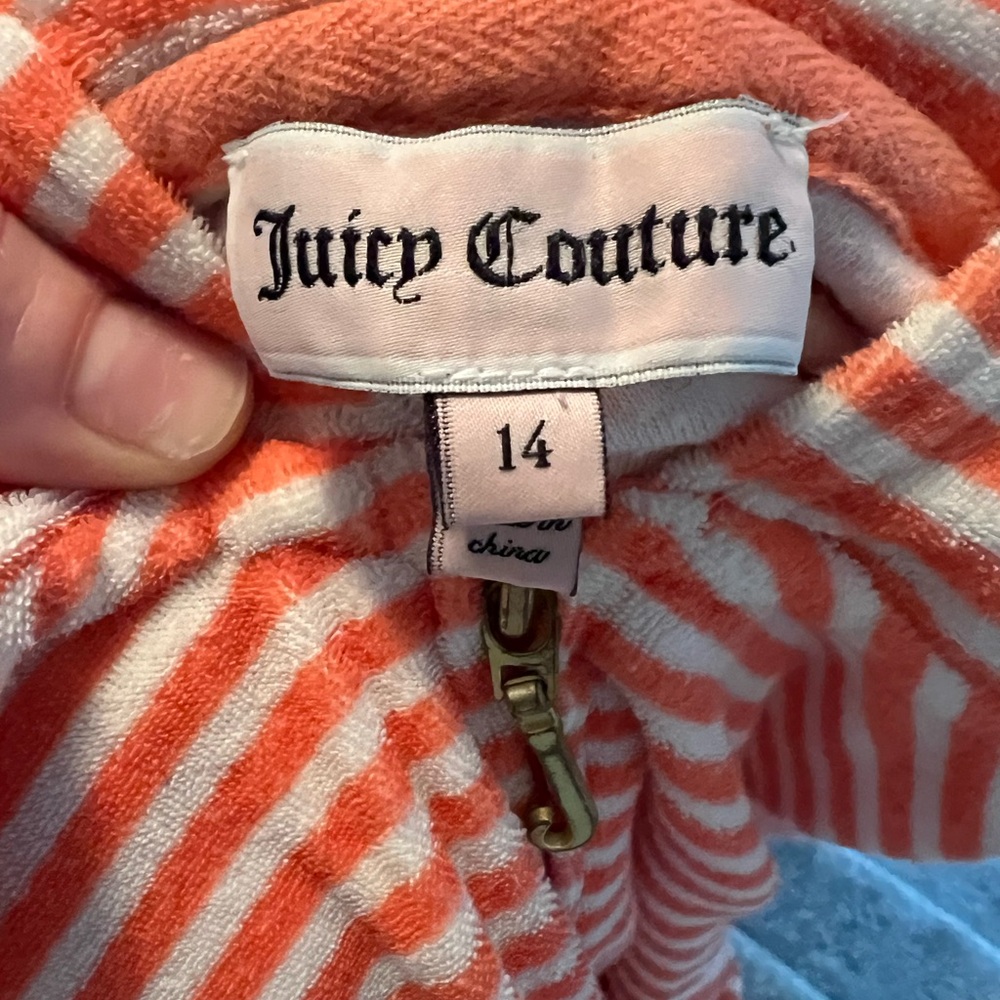 Juicy Couture Coral Striped Set - Picture 3 of 5